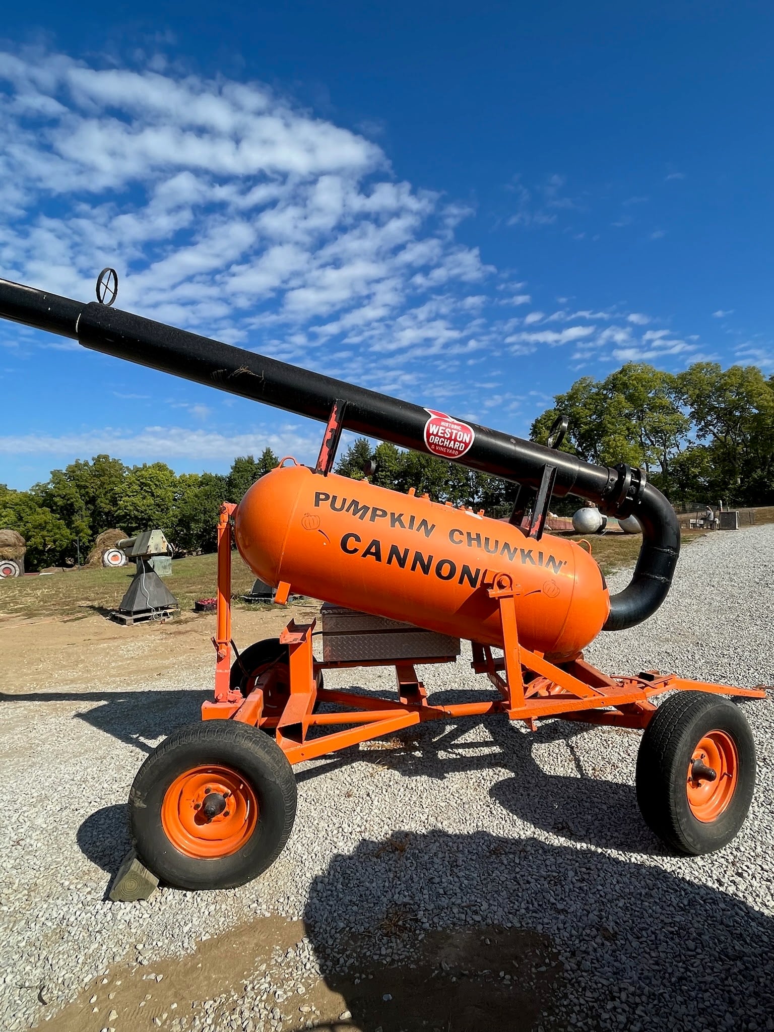 Kids scrambling after the candy cannon fires at 1pm