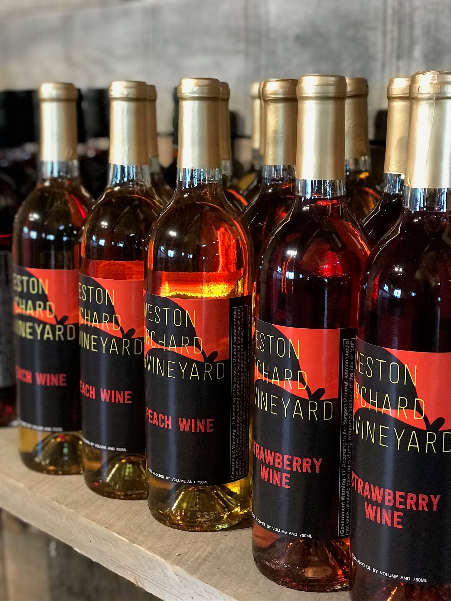 A private evening event in the Cider Barn at Historic Weston Orchard and Vineyard