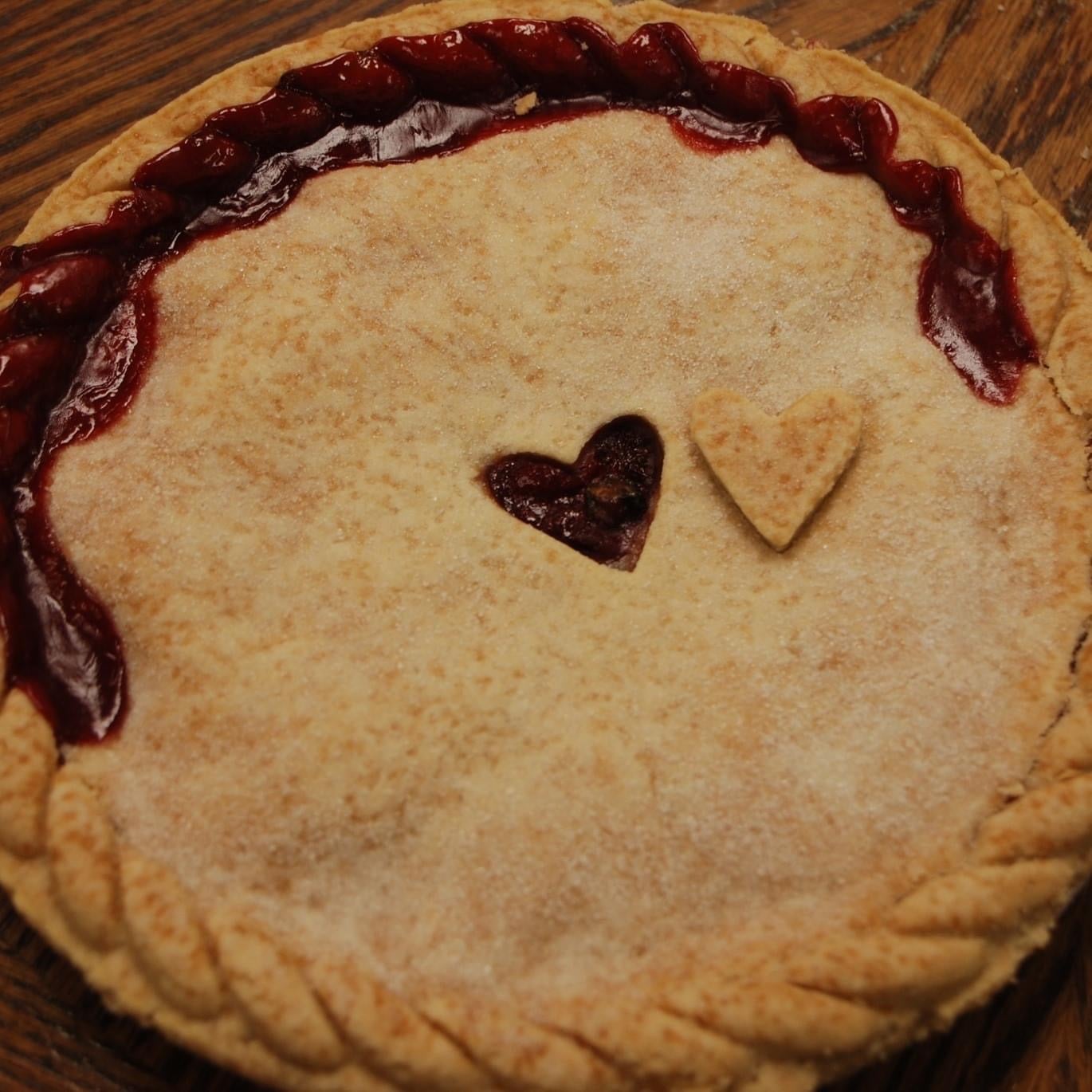 Fruit pies baked daily at the Weston Orchard farm bakery