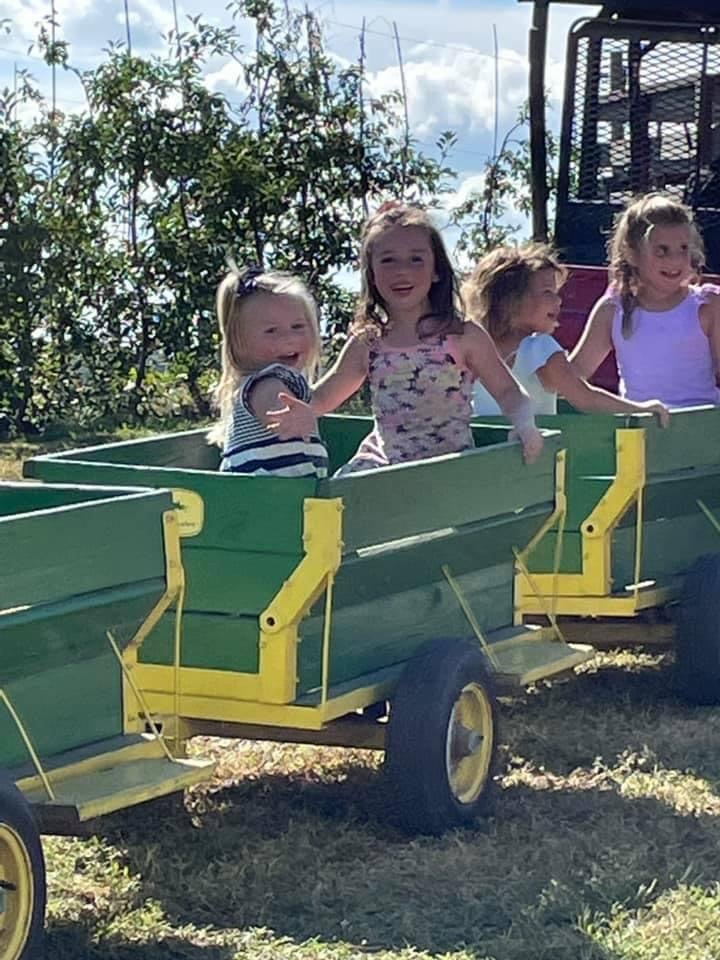 A family day at Historic Weston Orchard and Vineyard in Weston, Missouri